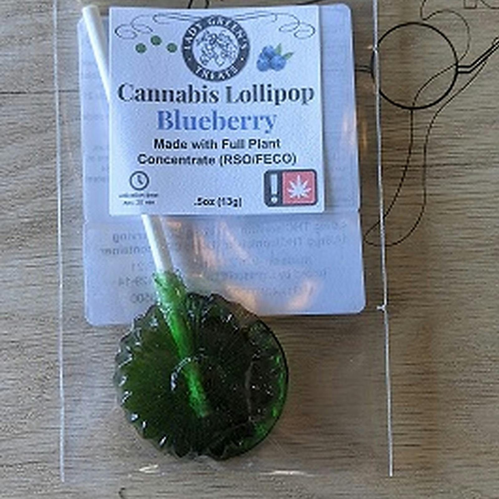 Blueberry Lollipop | Lady Green's Treats